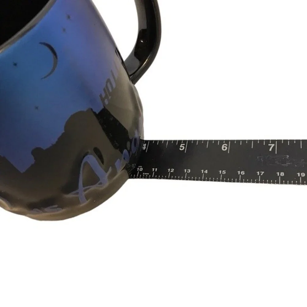 Los‎ Angeles Skyline CERAMIC COFFEE MUG (24 Oz)Black&Blue Hollywood￼ Americaware